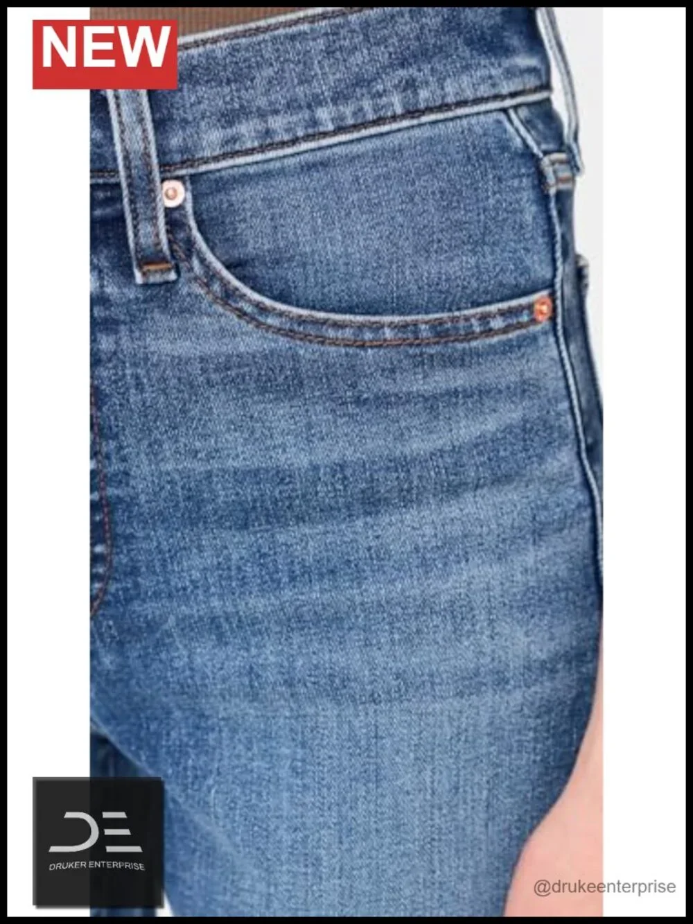 Wide-Leg Crop Super Stretch Denim Jeans High Rise 27in Inseam